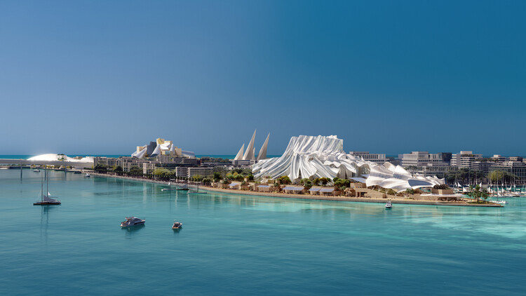 Construction Begins on Frank Gehry's Dar al Funoon Abu Dhabi Performing Arts Center - Image 3 of 5