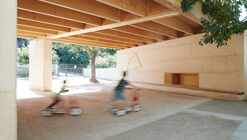 Covered School Playground Jean Santini - Porto-vecchio - Corsica /  CGZ Architecture