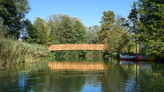 The Pedestrian Bridge across the River Rinža / dans arhitekti The Pedestrian Bridge across the River Rinža / dans arhitekti - Exterior Photography, Waterfront