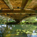 The Pedestrian Bridge across the River Rinža / dans arhitekti - Exterior Photography, Public Architecture, Beam