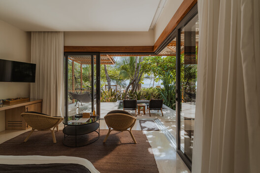 Hotel Nantipa  / Garnier Arquitectos - Interior Photography, Living Room, Wood, Chair