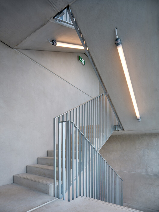 Zdar Wooden Housing / Kuba & Pilař architekti - Interior Photography, Stairs, Handrail