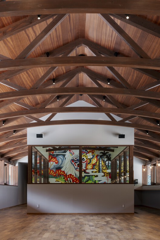 Misato Canoe Boathouse / STUDIO YY Misato Canoe Boathouse / STUDIO YY - Interior Photography, Wood, Lighting, Beam, Glass
