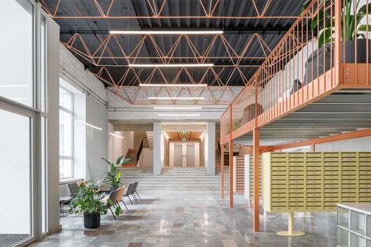 KOSMALT Housing Renovation / Atrium Architekti - Interior Photography, Wood, Beam