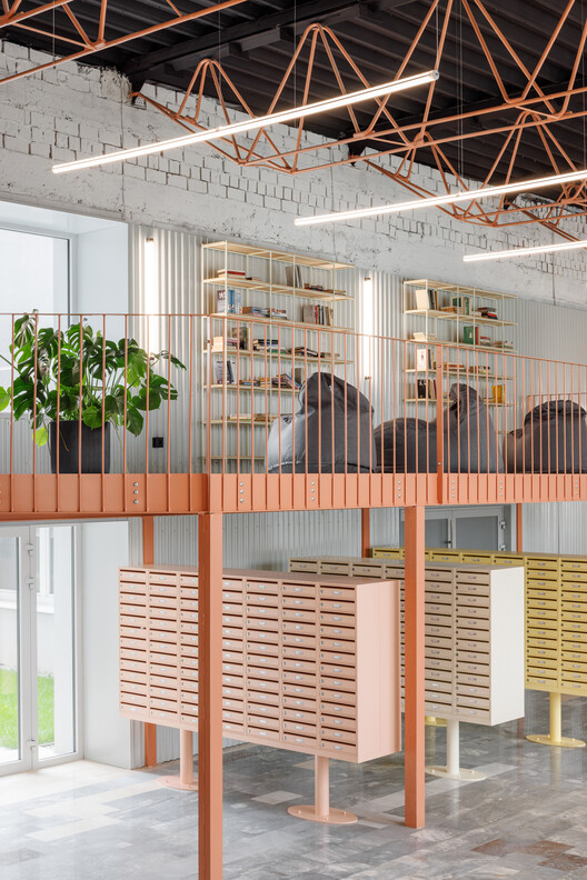 KOSMALT Housing Renovation / Atrium Architekti - Interior Photography, Wood, Glass, Beam
