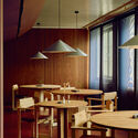 Restaurant Huset Svalbard / Snøhetta - Interior Photography, Restaurant & Bar Interiors, Lighting, Table, Chair
