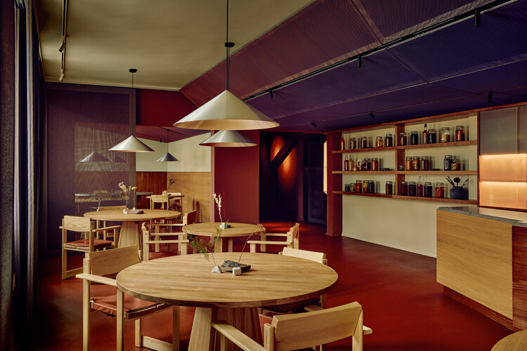 Restaurant Huset Svalbard / Snøhetta - Interior Photography, Restaurant & Bar Interiors, Table, Lighting, Chair