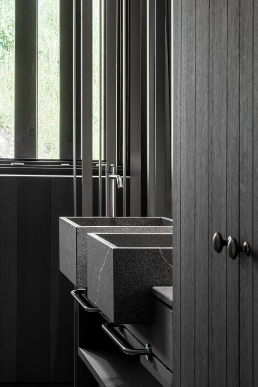 Amonti Chalets / Architekt Andreas Gruber - Interior Photography, Wood, Glass