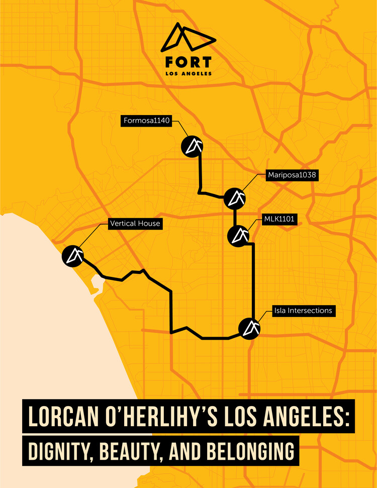 Lorcan O’Herlihy’s Los Angeles: Dignity, Beauty, and Belonging - Free Self Guided Architectural Trail Map