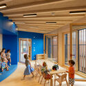 Munich Kinderoase Kindergarten / Kéré Architecture  + HK Architekten, Hermann Kaufmann + Partner ZT - Interior Photography, Kindergarten, Chair