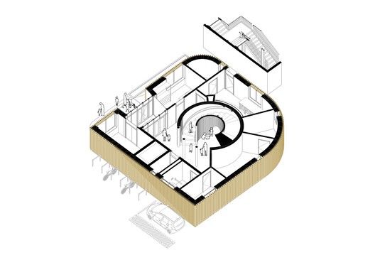 Munich Kinderoase Kindergarten / Kéré Architecture  + HK Architekten, Hermann Kaufmann + Partner ZT - Image 24 of 31