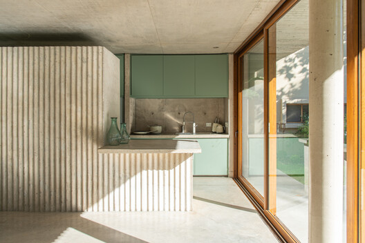 Leloir Studio Pavilion / FIR Estudio - Interior Photography, Kitchen, Wood, Concrete