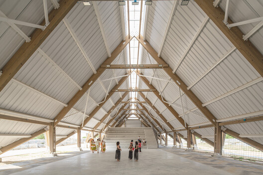 Villas de San Pablo Cultural Center, Barranquilla / ETHZ + Alejandro Restrepo Montoya - Interior Photography, Wood, Beam