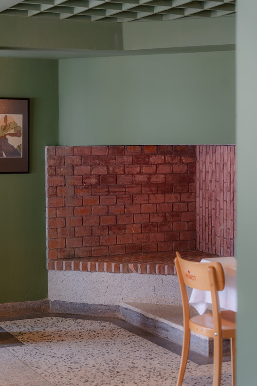 Céline & Lolo Hotel / Powerhouse Company Céline & Lolo Hotel / Powerhouse Company - Interior Photography, Wood, Brick, Chair