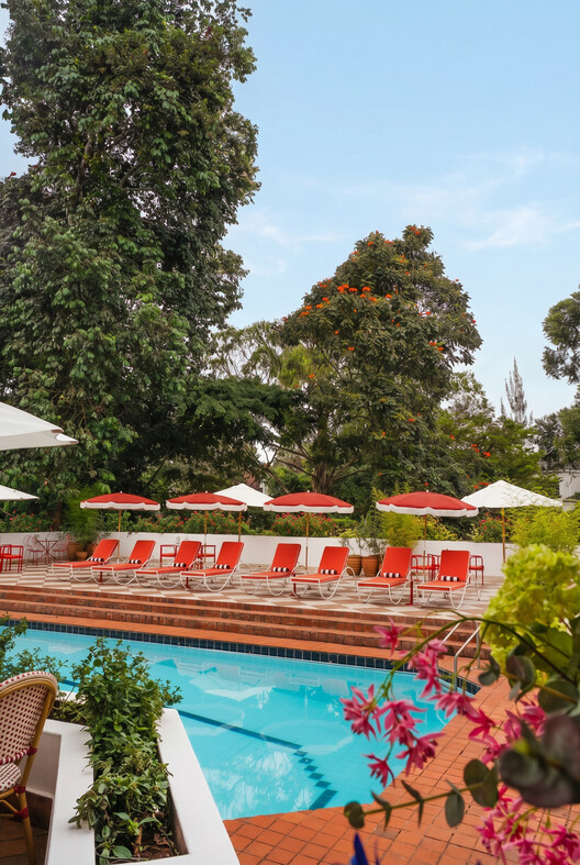 Céline & Lolo Hotel / Powerhouse Company Céline & Lolo Hotel / Powerhouse Company - Exterior Photography, Garden, Chair, Courtyard