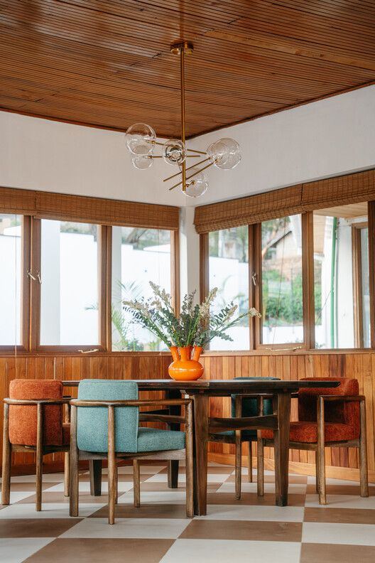Céline & Lolo Hotel / Powerhouse Company Céline & Lolo Hotel / Powerhouse Company - Interior Photography, Wood, Lighting, Table, Chair, Glass
