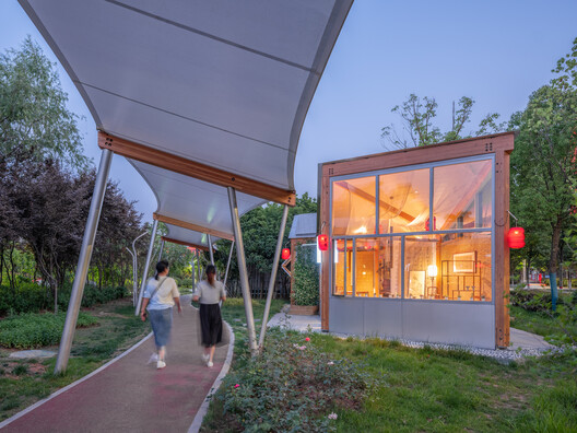 TBB Libraries – Hundred Flowers Park Libraries / Atelier Liu Yuyang Architects - Exterior Photography
