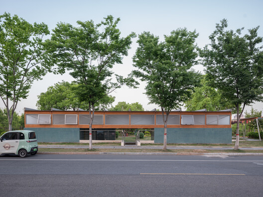 TBB Libraries – Hundred Flowers Park Libraries / Atelier Liu Yuyang Architects - Exterior Photography, Concrete