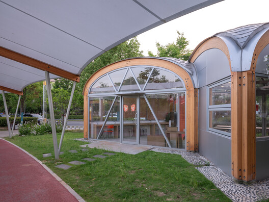TBB Libraries – Hundred Flowers Park Libraries / Atelier Liu Yuyang Architects - Exterior Photography, Arch