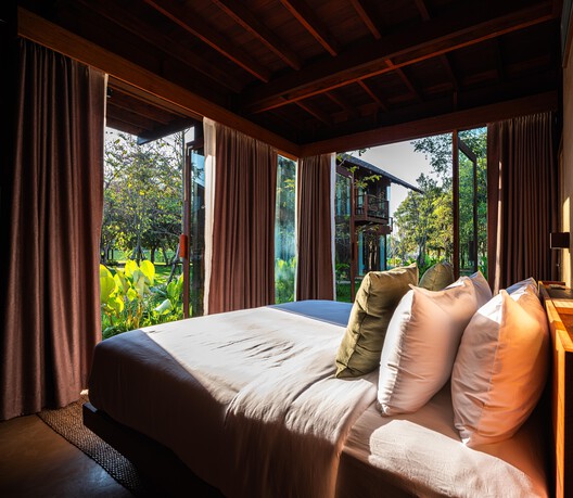 Nachan the Antique Courtyard Hotel / PAVA architects - Interior Photography, Bedroom, Garden, Balcony