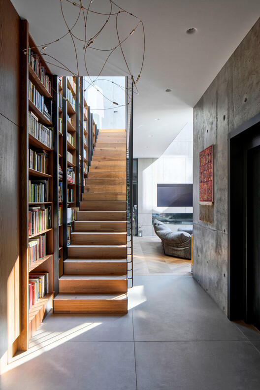 BBB House / Beczak / Beczak / Architekci BBB House / Beczak / Beczak / Architekci - Interior Photography, Wood, Stairs, Lighting, Shelving, Glass