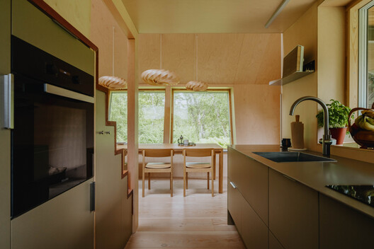 EcoNeo Summerhouse / SAGA Space Architects EcoNeo Summerhouse / SAGA Space Architects - Interior Photography, Kitchen, Wood, Countertop, Sink