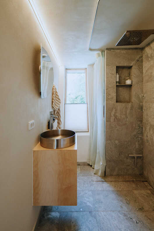 EcoNeo Summerhouse / SAGA Space Architects EcoNeo Summerhouse / SAGA Space Architects - Interior Photography, Bathroom, Wood, Sink, Lighting, Countertop