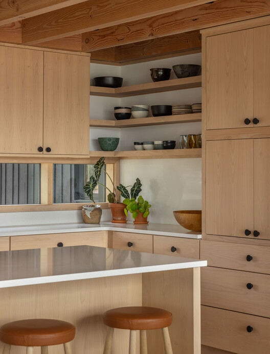 Dyes Inlet House / SHED Architecture & Design Dyes Inlet House / SHED Architecture & Design - Interior Photography, Kitchen, Wood, Countertop, Lighting, Shelving
