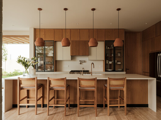 PR House / 0studio Arquitectura PR House / 0studio Arquitectura - Interior Photography, Kitchen, Wood, Table, Countertop, Chair