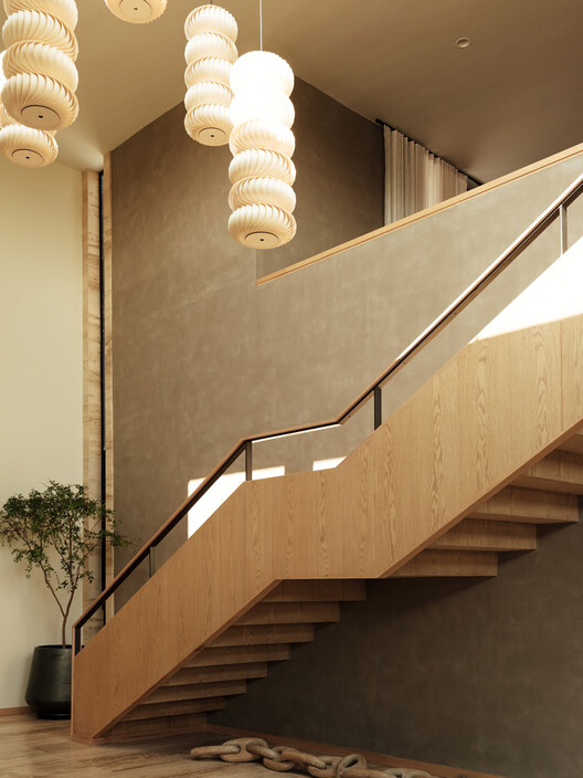 Naab House / Di Frenna Arquitectos Naab House / Di Frenna Arquitectos - Interior Photography, Stairs, Wood, Lighting
