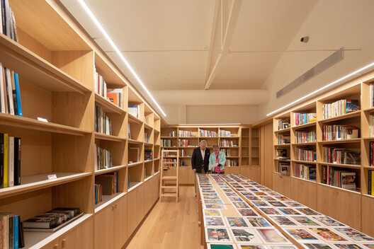 Larivière Foundation / Clusellas Ades + Machado-Silvetti Larivière Foundation / Clusellas Ades + Machado-Silvetti - Interior Photography, Closet, Shelving, Wood