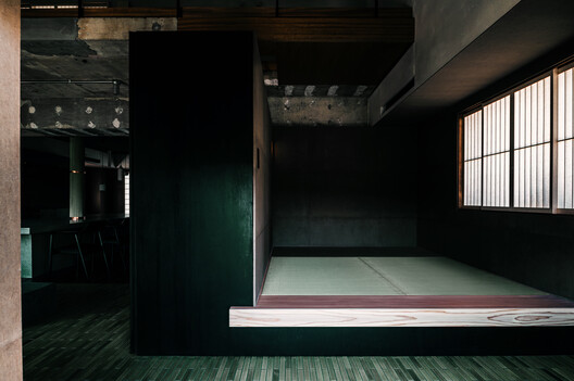 Drifting - Fusuma-e House and Studio / knof Drifting - Fusuma-e House and Studio / knof - Interior Photography, Wood, Lighting, Beam
