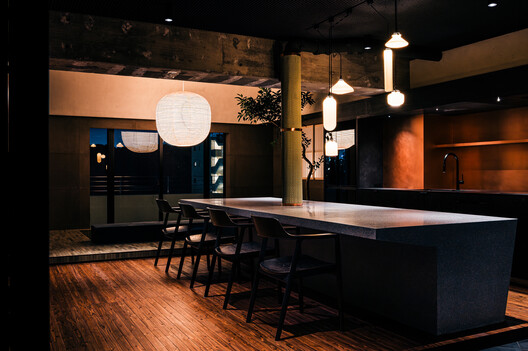 Drifting - Fusuma-e House and Studio / knof Drifting - Fusuma-e House and Studio / knof - Interior Photography, Wood, Lighting, Glass