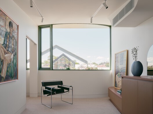 Denj Lane House / Carter Williamson Architects Denj Lane House / Carter Williamson Architects - Interior Photography, Living Room, Glass, Chair