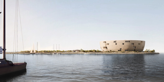 Herzog & de Meuron Unveils New Images of Lusail Museum on Qatar's Al Maha Island Herzog & de Meuron Unveils New Images of Lusail Museum on Qatar's Al Maha Island - Image 3 of 7