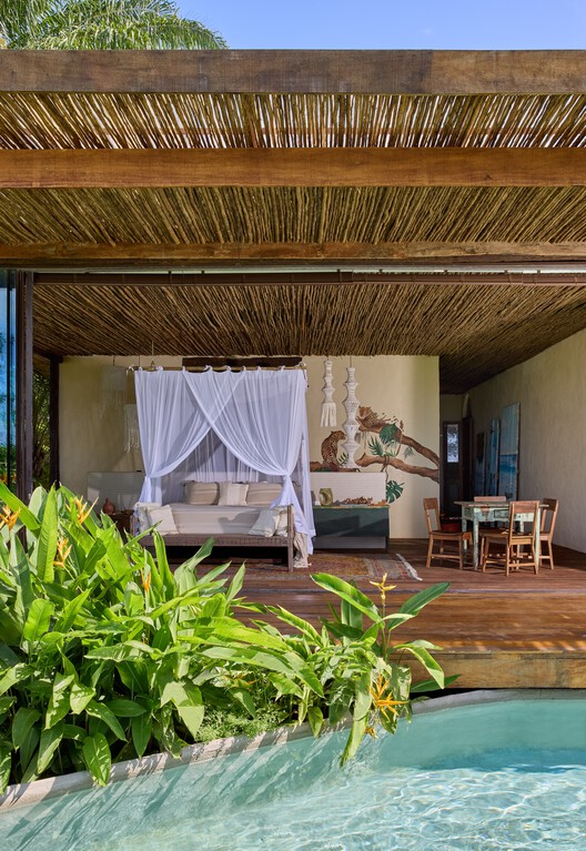 Roots House / Studio Gontijo Arquitetura - Interior Photography, Wood, Chair, Deck