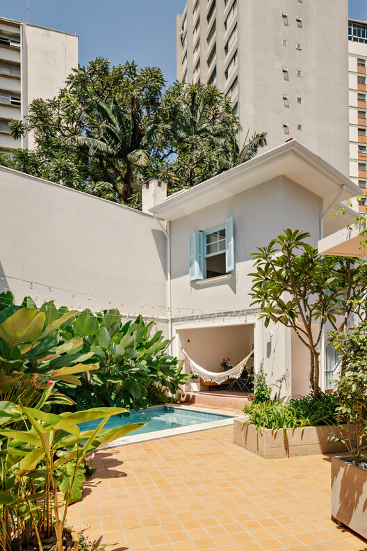 Casa BF2 / Peninsula Arquitetura - Fotografía exterior, Jardín, Patio interior, Balcón