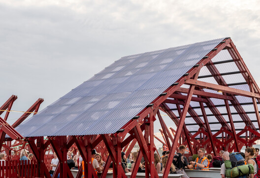 A Temporary Train Station for Roskilde Festival / Royal Danish Academy - Exterior Photography