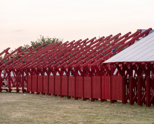 A Temporary Train Station for Roskilde Festival / Royal Danish Academy - Exterior Photography