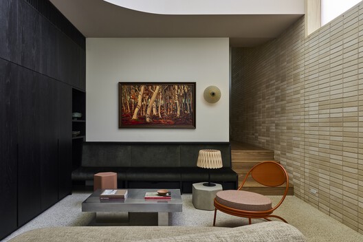 Playhouse Residence / Carter Williamson Architects Playhouse Residence / Carter Williamson Architects - Interior Photography, Living Room, Wood, Lighting