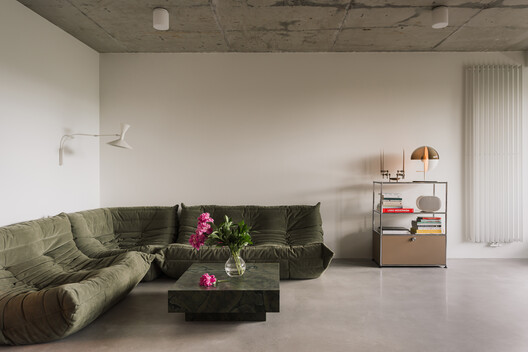 Apartment in the Heart of Jeżyce in Poznań / LBWA Apartment in the Heart of Jeżyce in Poznań / LBWA - Interior Photography, Living Room, Sofa, Chair