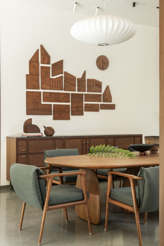 The Melody House / MODO Designs - Interior Photography, Dining room, Wood, Table, Chair