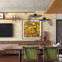 Veredas Apartment / Novais Arquitetura - Interior Photography, Apartment Interiors, Lighting, Table, Chair