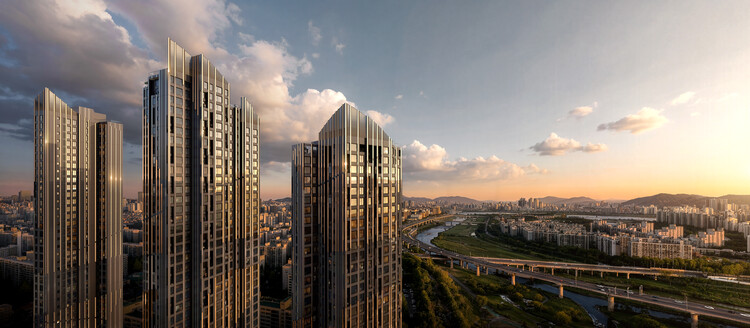 Studio Libeskind Designs New High-Density Residential Towers in Seoul