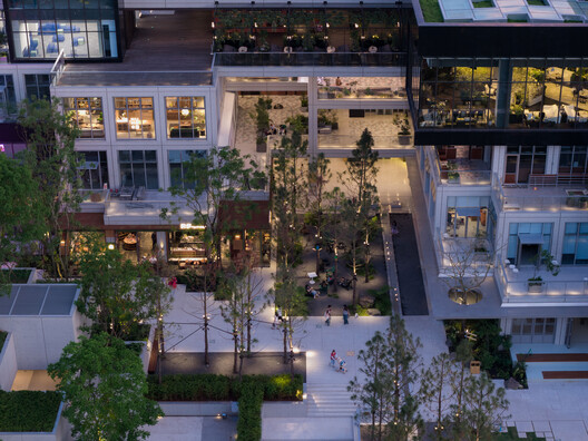 Green Heart Commercial Complex & A4X Art Center / E PLUS DESIGN Green Heart Commercial Complex & A4X Art Center / E PLUS DESIGN - Exterior Photography, Aerial View Photography