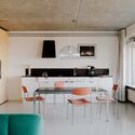 Bentinck Apartment  / agence ontwerp - Interior Photography, Apartment Interiors, Kitchen, Chair, Table, Lighting, Countertop