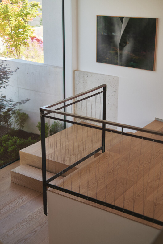 Breeze House / Ábaton Breeze House / Ábaton - Interior Photography, Stairs, Wood, Handrail, Balcony