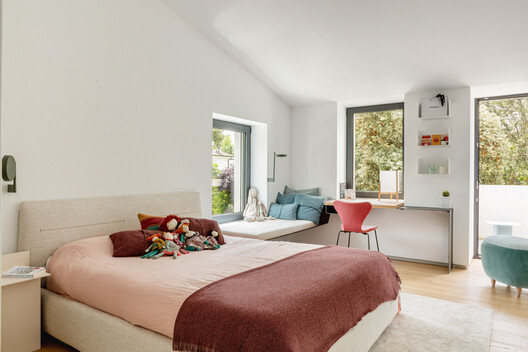 Full Renovation LVL / Ábaton Full Renovation LVL / Ábaton - Interior Photography, Bedroom, Bed, Wood, Lighting
