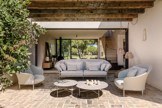 Villa Arena / Ábaton Villa Arena / Ábaton - Interior Photography, Living Room, Chair, Patio, Courtyard