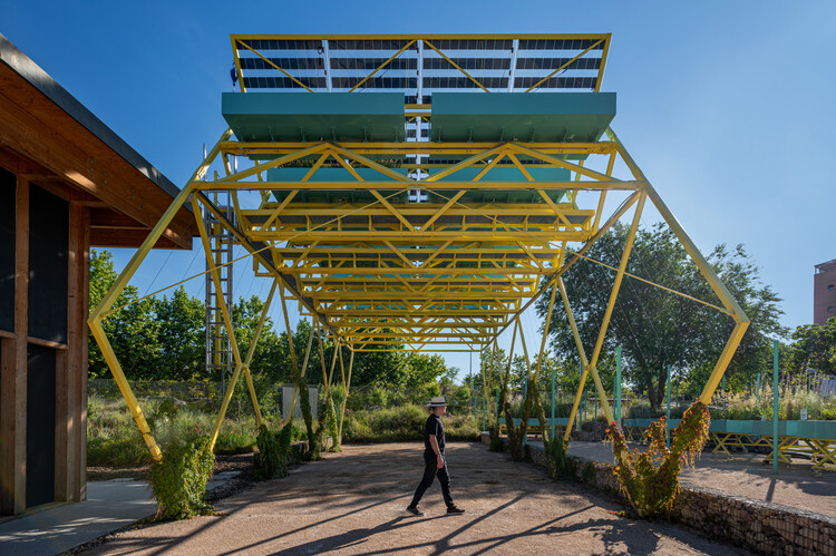 循环经济创新中心（CIEC）“流动”花园 / gaSSz arquitectos - 建筑图, 工作室, 梁